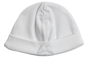 AW23 Baby Gi White Angel Wings Velour Hat