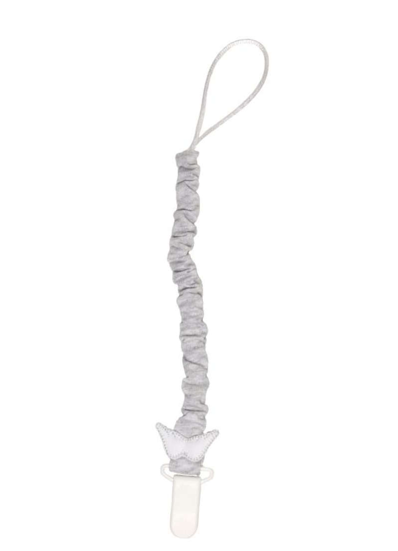 Baby Gi Grey Angel Wings Dummy Clip