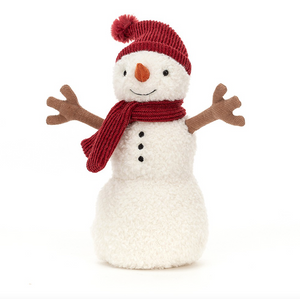 Jellycat Christmas Red Snowman Soft Toy