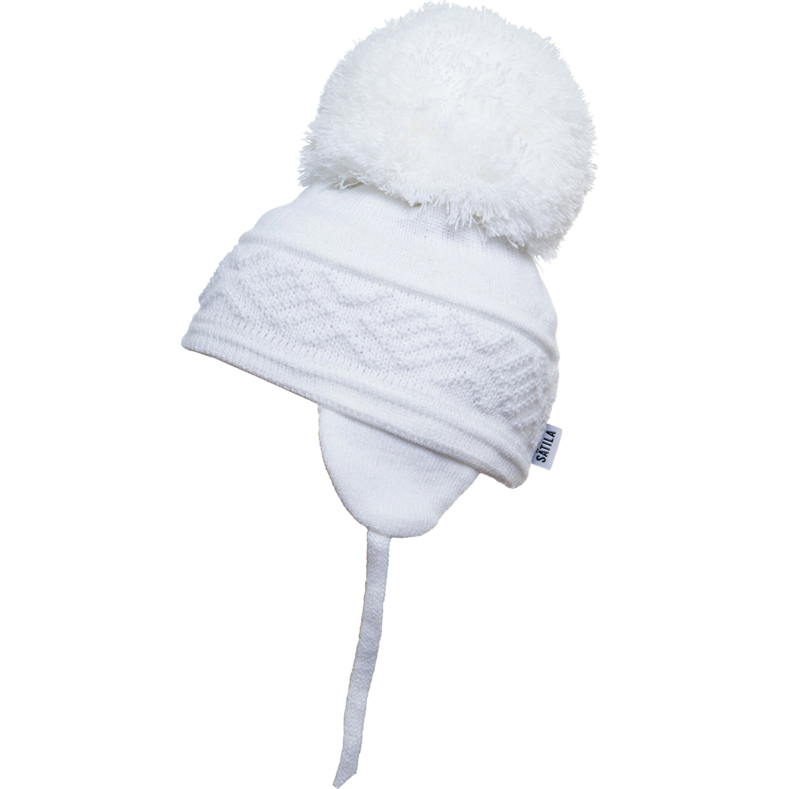 AW23 Sätila MALVA White Big Pom Pom Hat