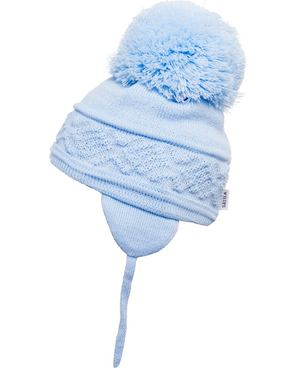 AW23 Sätila MALVA Light Blue Big Pom Pom Hat