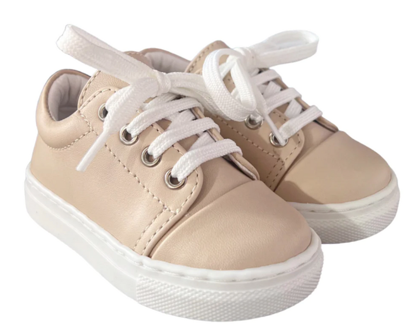 AW24 Borboleta Santiago Nude Leather Trainers
