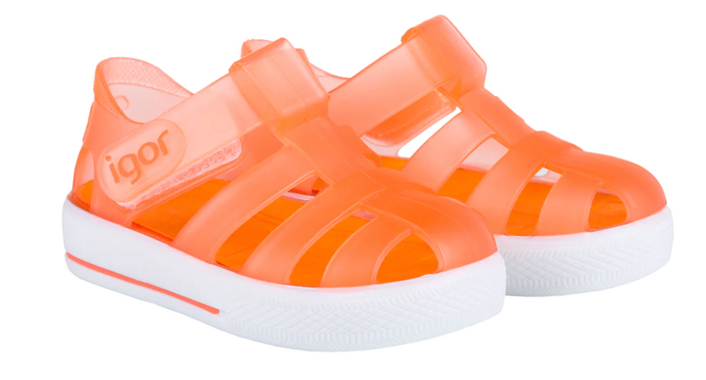 SS24 Igor STAR Orange Jelly Sandals