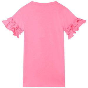 SS23 Billieblush Pink Multicoloured 'Tropicool' Sequin Short Sleeved Dress