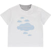 SS23 Mitch & Son Mini MYLES Sky Blue & White Cloud Shorts Set