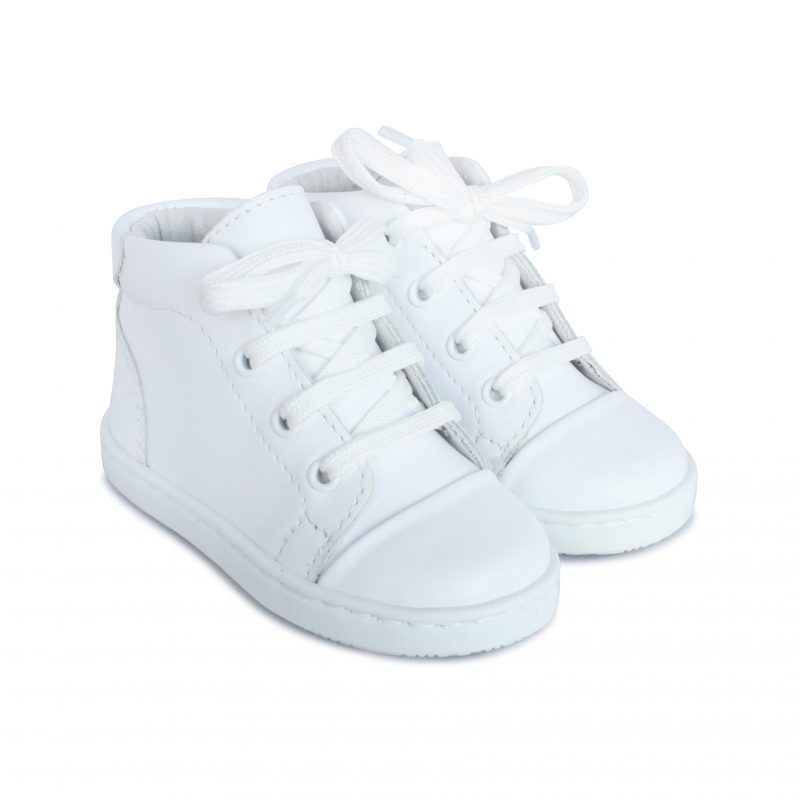 Borboleta White Leather Danilo Hi-tops Boots