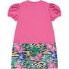 SS23 ADee WYNTER Pink Candy Multicoloured Zebra Print Dress