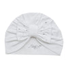 SS23 Little A HIXIE Bright White Diamante Bow Turban