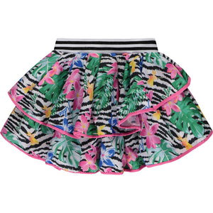SS23 ADee WHITNEY Pink Candy Multicoloured Floral Zebra Print Skirt Set
