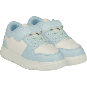 SS23 Mitch & Son JUMP LOW Sky Blue & White Trainers